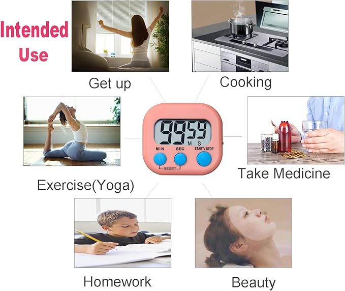 Digital Kitchen Timer, BESTWYA Electronic Timer - Image 7