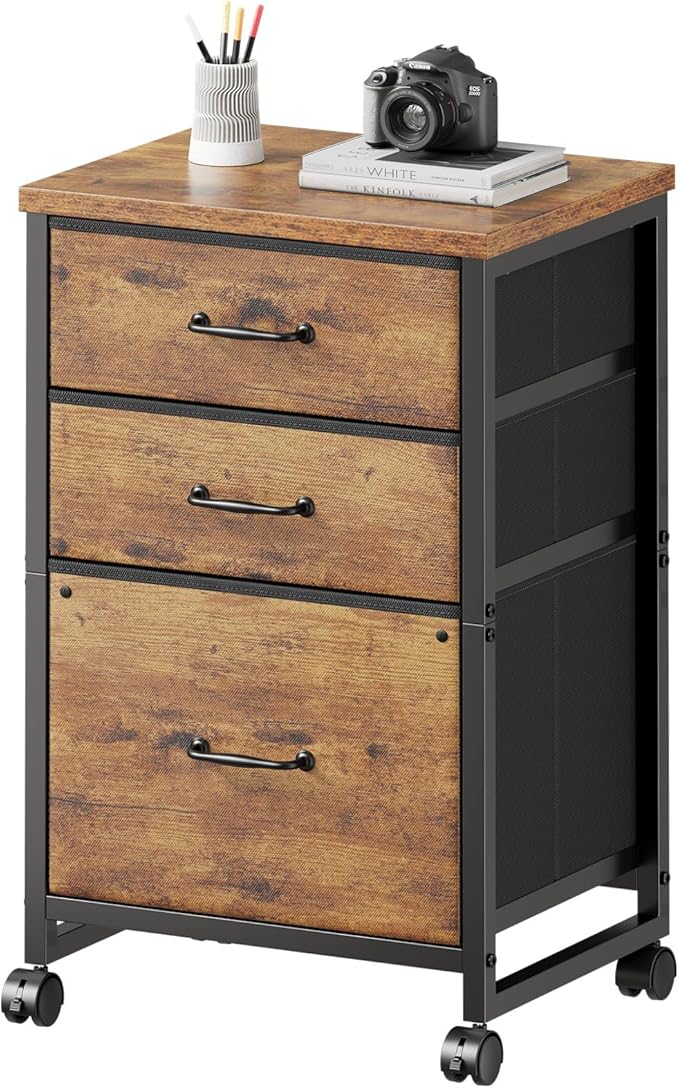 Maihail 3 Drawer Mobile File Cabinet by Maihail