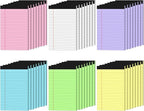 Colored Note Pads 5x8, 48 Pack Pink Small Legal Pads 5x8, College Ruled Small by Aidunmis