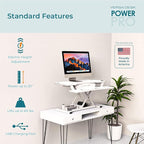 VERSADESK® PowerPro™ Electric Standing Desk Converter - Image 2