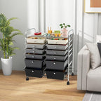Happygrill 12-Drawer Rolling Storage Cart, Utility Cart - Image 2