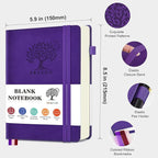PERCUN Blank Journal Ntebook for Men & Women, 160 Pages Blank Journals for - Image 2