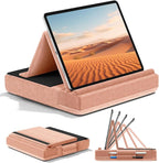 KDD Tablet Pillow Stand, Bed and Desk, Foldable Soft Pad Dock by KDD