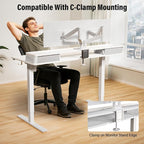 Kingant 48 x 24 Inch Electric Standing Desk - Image 8