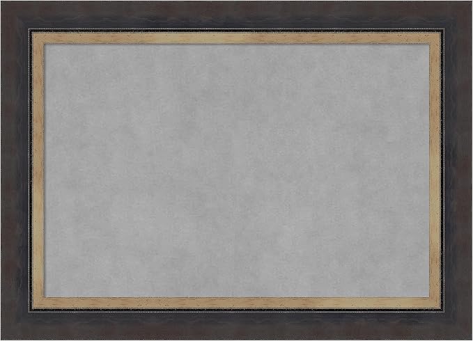 Amanti Art Black Framed Magnetic Board 21x29 Medium Vision Board by AmantiArt