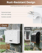 LAND·VOI Locking Wall-Mount Mailbox - Image 4