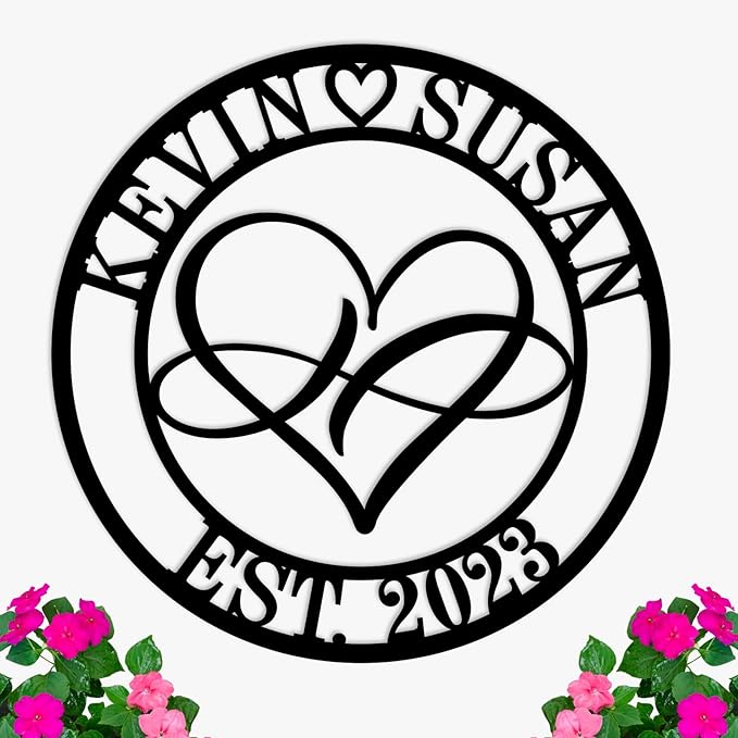 Custom Infinity Metal Sign, Personalized Infinity Name Sign, Personalized - Image 5