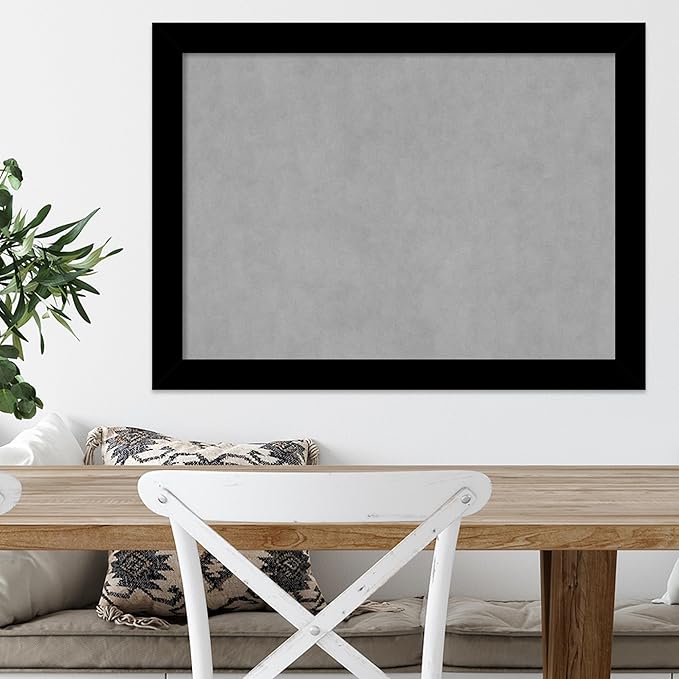 Amanti Art Black Framed Magnetic Board 23x31 Medium Vision Board - Image 5