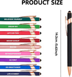 CRME 10pcs Inspirational Ballpoint Pens Set Different Copywriting Combination - Image 6