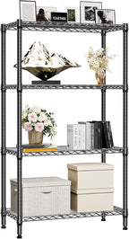 M MZG 1000 lbs 4 Tier Shelf Metal Storage Shelves Shelving Wire Rack Heavy Duty - Image 8