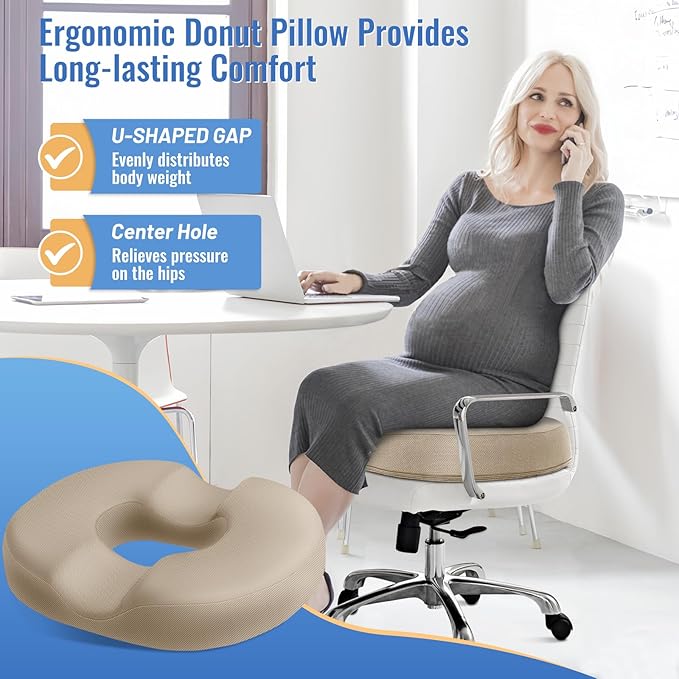 CloudBliss Donut Pillow Seat Cushion Chair Pad - Image 3