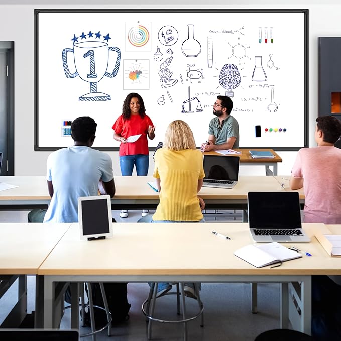 H-Qprobd 8'x4' Whiteboard Commercial-Grade Large Magnetic Dry Erase White Board - Image 8
