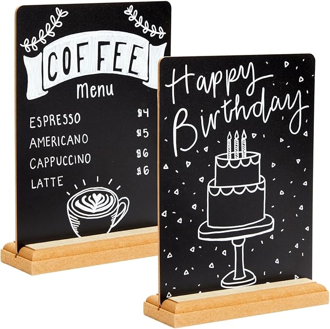 6 Pack Mini Chalkboard Signs - Image 8