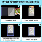 200ct 55pt 3" x 4" Hard Plastic Card Protector - Image 5