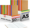 Rosmonde 50 Pack A5 Kraft Journal, Extra Pages by Rosmonde