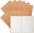 miikoul 12 Pack A5 Kraft Paper Notebook Lined Journal Bulk, 8.3 X 5.5 Inch by Welcometomiikoul