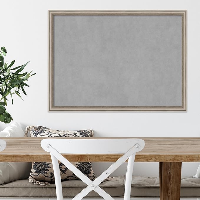 Amanti Art Silver Framed Magnetic Board 22x30 Medium Vision Board - Image 5