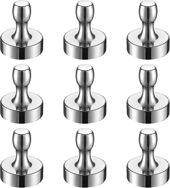 BTLIN Heavy Duty Fridge Magnets Extra Strong, Large Magnetic Push Pins by BTLIN