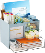 Marbrasse Desk Organizer with 3 Drawer, Desktop Organizer Storage by Marbrasse