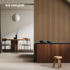 Olanglab Wood Slat Wall Panels 4 Pack, Wooden Acoustic Wall Panels, 94.5"x12.6" - Image 3