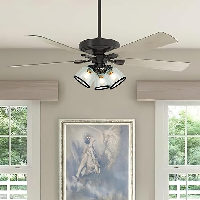 Eidonta 4 Pack Clear Glass Shade Replacements, Bell Shaped Glass Shade Covers - Image 6