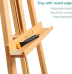 VISWIN Wooden Art Easel for Painting, Adjustable & Foldable Beech Wood Display - Image 6