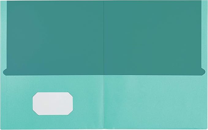 Oxford 2 Pocket Folders, Textured Paper, Contrasting Interior, Letter Size - Image 5