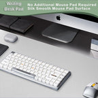 Boutilon Leather Desk Pad Protector, Non-Slip Mouse Pad, Laptop Desk Pad - Image 5