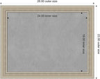Amanti Art Silver Framed Magnetic Board 22x28 Medium Vision Board - Image 4