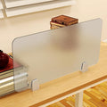 GOOFCXO 4 Pcs Desk Divider Privacy Panel 23.6 x 15.8 Inch Counter Desk Acrylic by GOOFCXO