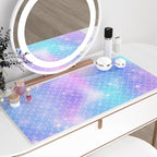 QIYI Large Desk Pad, Colorful Mouse Pad Desktop Decor, Waterproof PU Leather - Image 6