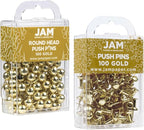 JAM PAPER Colorful Push Pins - Image 2