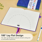 PERCUN Dotted Journal Notebook for Men & Women, 160 Pages Dot Grid notebook for - Image 5