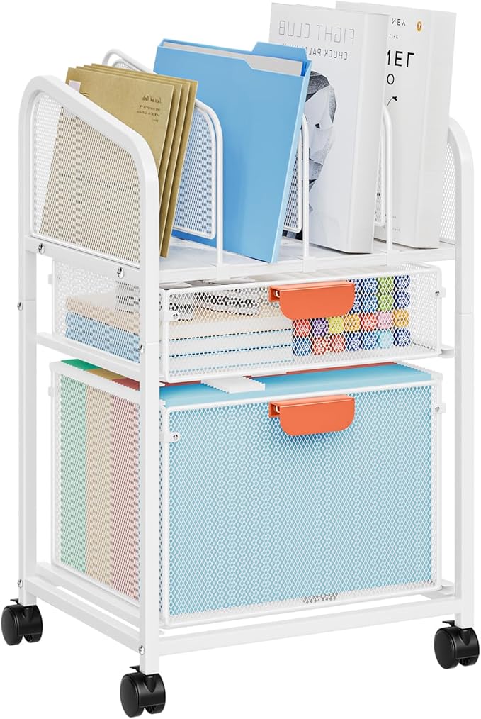 Marbrasse Rolling File Cart by Marbrasse