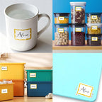 405 Pcs Gold Name Tag Stickers - Image 6