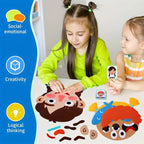 Children's Felt Expression Face DIY Activity Toy, Children's Social Emotional - Image 6