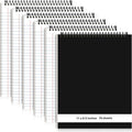 Resurhang 6 Pcs Legal Pad Top Spiral Bound Notebook 70 Sheets Double Sided