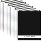 Resurhang 6 Pcs Legal Pad Top Spiral Bound Notebook 70 Sheets Double Sided
