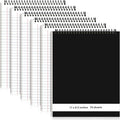 Resurhang 6 Pcs Legal Pad Top Spiral Bound Notebook 70 Sheets Double Sided by Resurhang