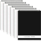 Resurhang 6 Pcs Legal Pad Top Spiral Bound Notebook 70 Sheets Double Sided by Resurhang
