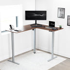 VIVO Electric Corner 63 x 55 inch L-Shaped Standing Desk, Memory Height - Image 8