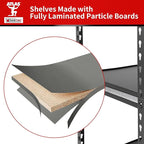 Shuntong The Atlas 30" W Laminated Heavy Duty Metal Shelving Unit 2000 Lbs - Image 4