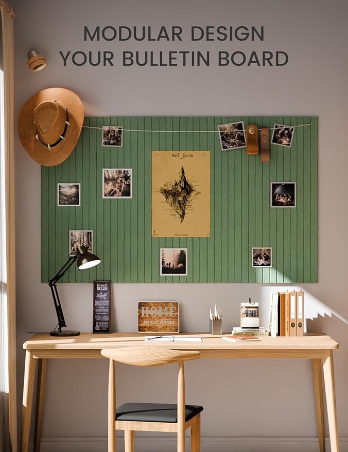 Large Felt Bulletin Board 36"x24" Cork Board Alternative - Image 5