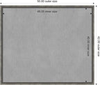 Amanti Art Grey Framed Magnetic Board 42x50 Oversize Vision Board - Image 4