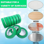 Bligo 10 Pack Green Painters Tape 1 Inch x 55 Yards, Medium Adhesive Masking - Image 7