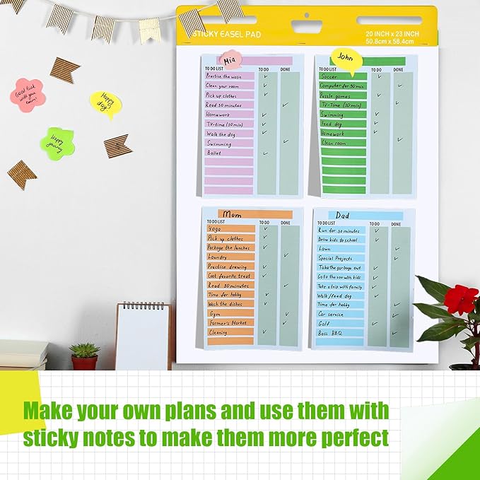 ReliThick 8 Pads Premium Sticky Easel Pad, 20 in x 23 in, 30 Sheets/Pad - Image 4