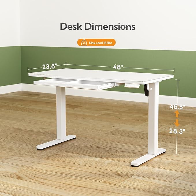 INNOVAR Glass Standing Desk - Image 3