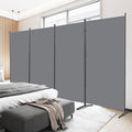 Room Divider 6FT Folding Privacy Screens, 4 Panel Partition Room Dividers by HOMSCREENER