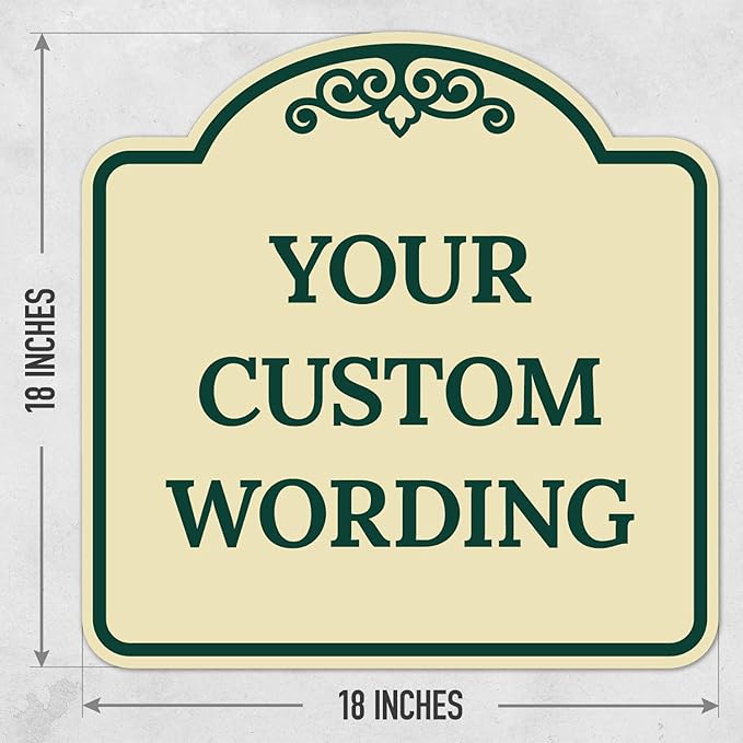 Custom Decorative Sign, Personalized Metal Sign - Image 3