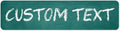 Custom Sign, Custom Street Sign, 11 Font Colors, 13 Font Styles, 4 Hole Options